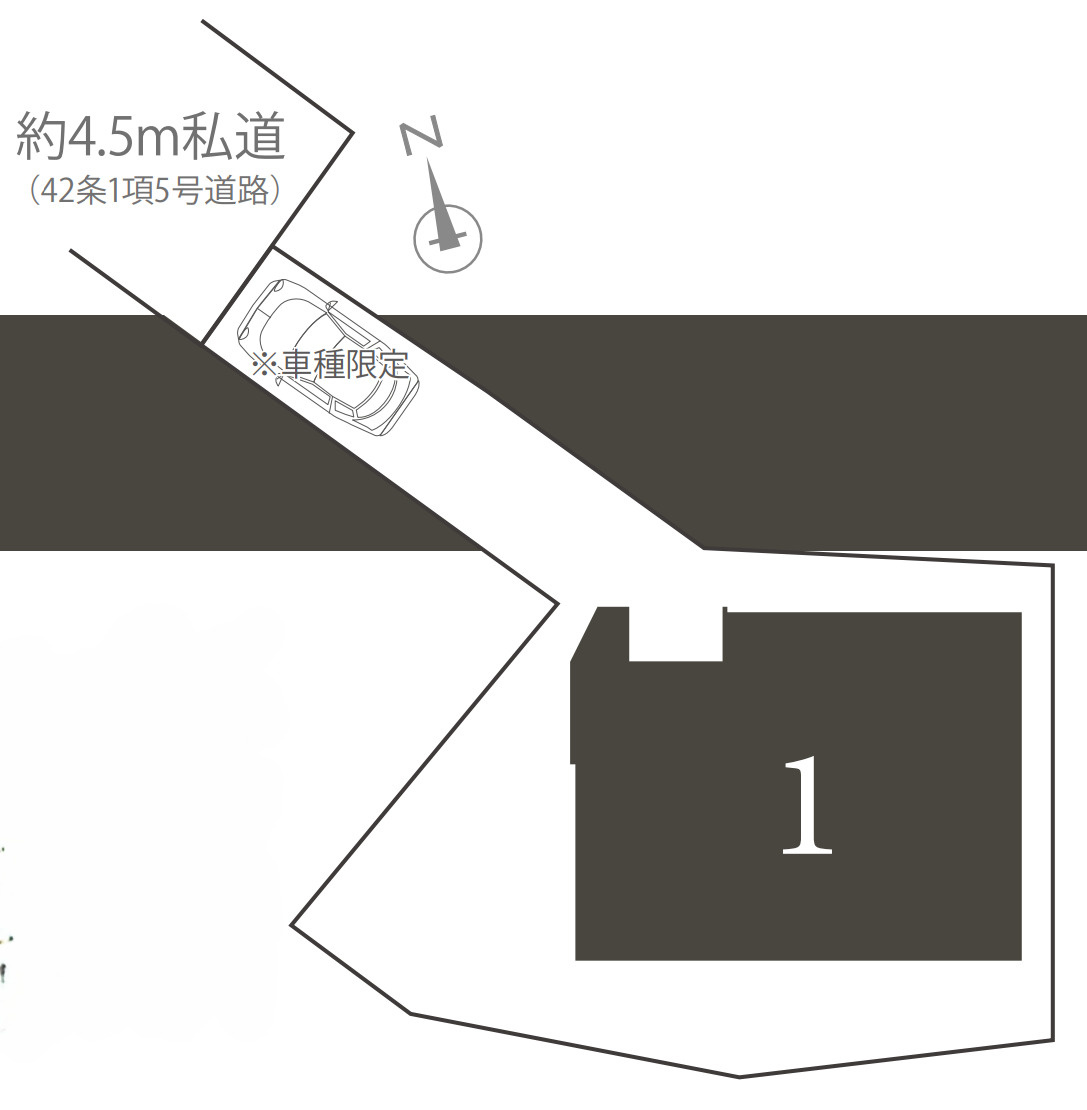 横浜市旭区川井本町 新築戸建て【仲介手数料無料】の区画図