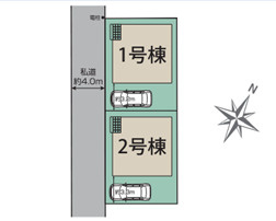 【区画図】 | 船橋市高野台一丁目　新築分譲住宅１号棟 | 船橋市高野台１丁目　１号棟