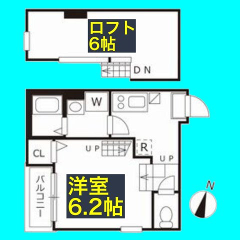 クオーレ名古屋の間取り