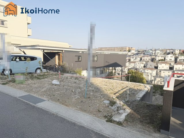 明石市西朝霧丘　土地の前面道路含む現地写真|●年中無休：当日予約可●建築条件無しのため、お好きなハウスメーカーにて建築可能です。