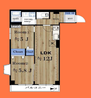 【間取り】 | グランドパレス沼袋