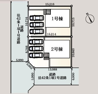 【区画図】 | CRADLE GARDEN本庄市小島 第6　新築住宅