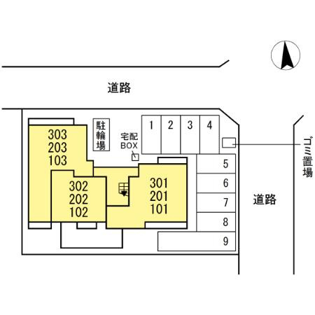 ラ・ペルシュの区画図