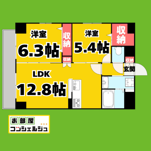P-SQUARE　Shumoku　IIIの間取り