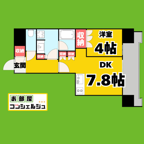 NAGOYA the TOWER(ナゴヤザタワー)の間取り