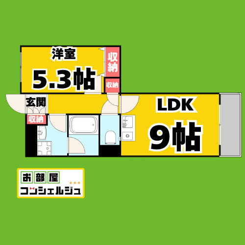 ロータス亀島の間取り