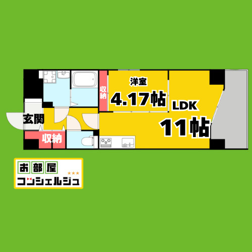 GRANDUKE大曽根の間取り