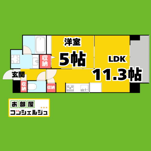 ANGELINAの間取り