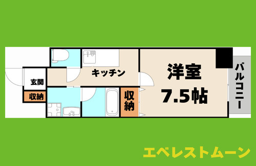 カーサニア尾頭橋の間取り