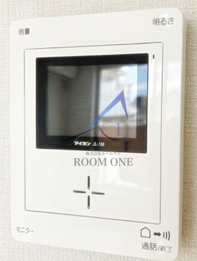 ブロッサムテラス町屋のセキュリティ|モニター付きインターホンです。