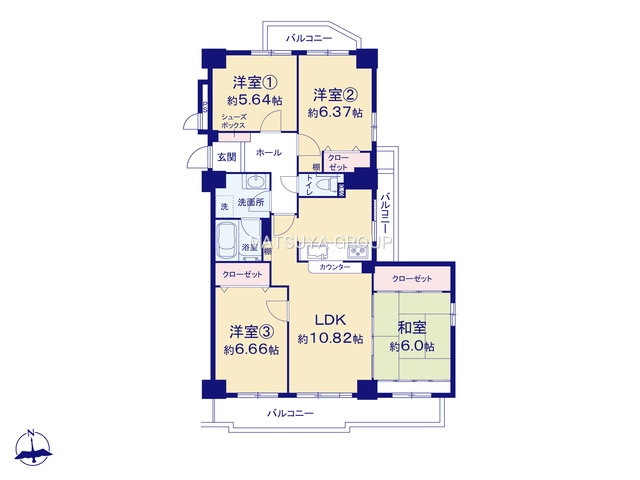 【間取り】の画像