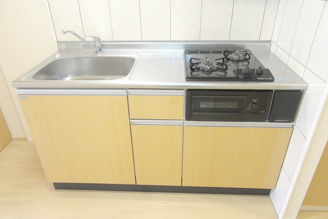 Ｍｉｌｋｙのキッチン|2口コンログリル付きの綺麗なキッチンです♪