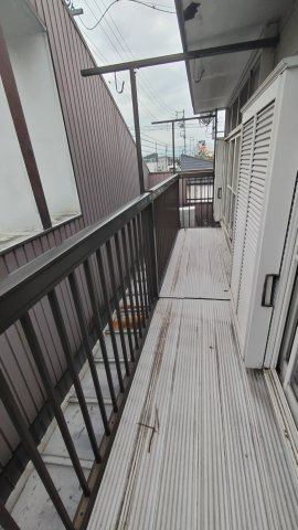 ６６６６９　岐阜市西改田住居付店舗のバルコニー