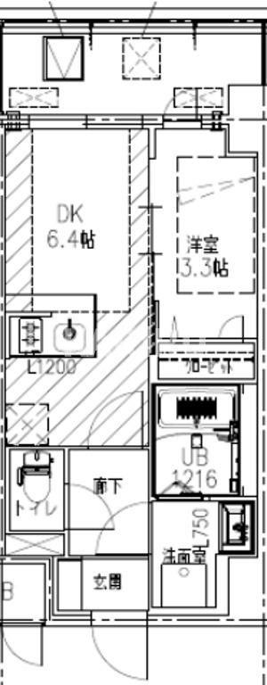 JMFレジデンス都島の間取り