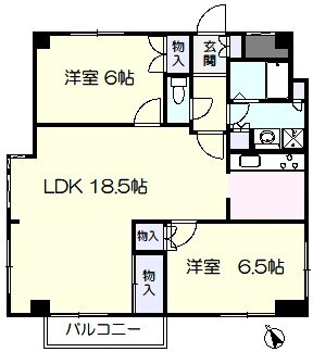 【間取り】 | エスペランサ池上 | ※室内写真は前回募集の別室につきイメージです。
