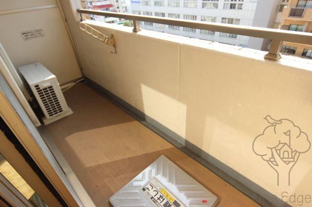 ブラーヴォ扇町のバルコニー