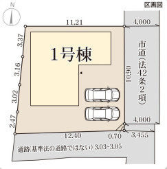 リーブルガーデン奈良市東九条町第19の区画図