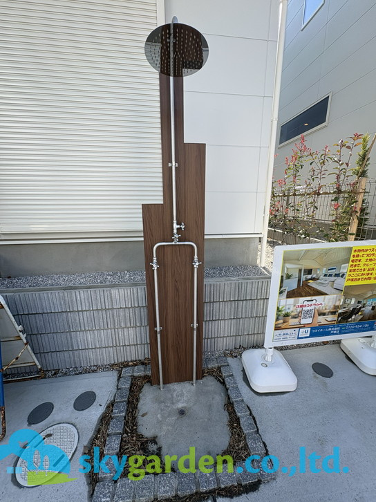 藤沢市辻堂東海岸　新築戸建　全3棟3号棟のその他|外水栓シャワー付き