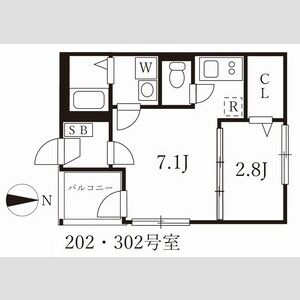 エトワール大曽根　名古屋市賃貸　仲介手数料無料の間取り