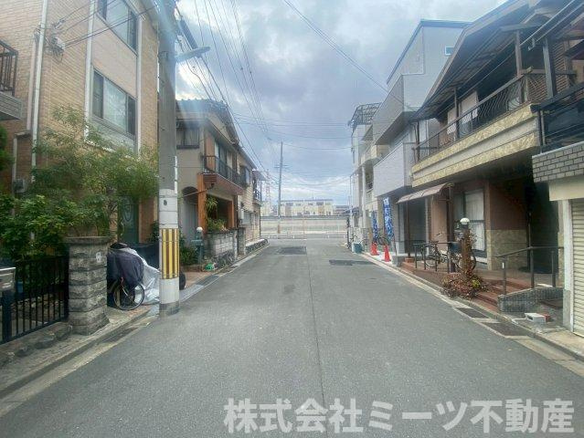 新池島町2丁目　新築戸建の前面道路含む現地写真