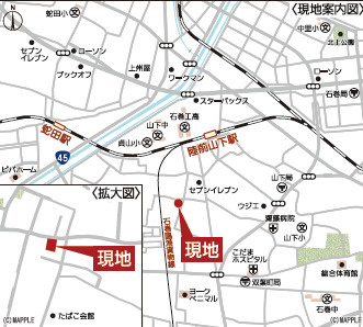 【地図】 | クレイドルガーデン石巻市貞山第8