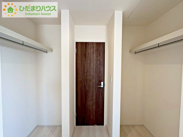 ひたちなか阿字ヶ浦町第4　新築戸建　1号棟の収納|ハンガーパイプ付でお洋服の出し入れもラクラクです！