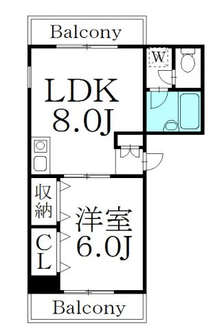 【間取り】 | キャピタルプラザ新中野
