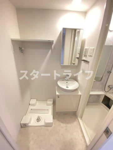 大阪市東淀川区東中島２丁目の賃貸マンションの洗面所