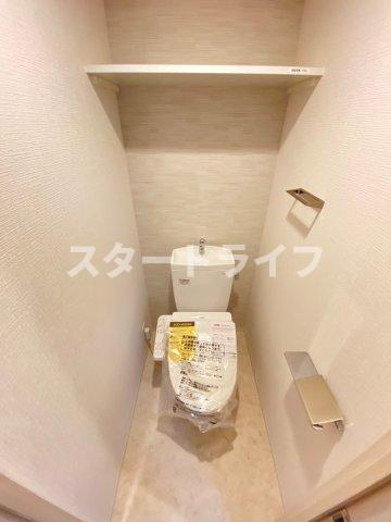大阪市東淀川区東中島２丁目の賃貸マンションのトイレ