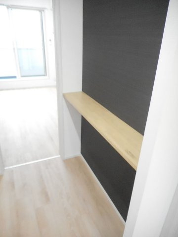 ゼラニウムの玄関