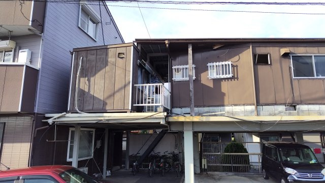 ６６４０８　瑞穂市穂積アパートの外観