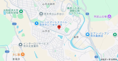 【地図】 | 茨木市山手台4丁目貸家