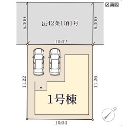 リーブルガーデン加古川市東神吉町神吉10期の区画図