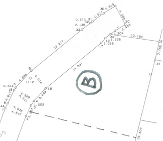 【土地図】 | 土地　京王相模原線　JR横浜線　相模線　橋本駅　中野　 | 土地　公簿835.14㎡（249.6坪）