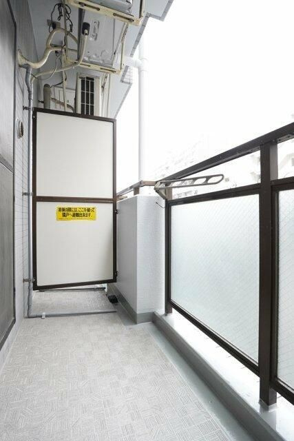 千駄木リリエンハイムのバルコニー