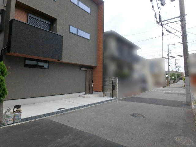 大森町新築戸建の前面道路含む現地写真