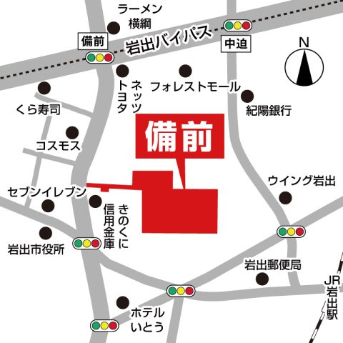 備前・新築戸建の地図