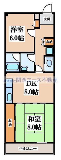 【間取り】 | グリーンフォレストⅡ