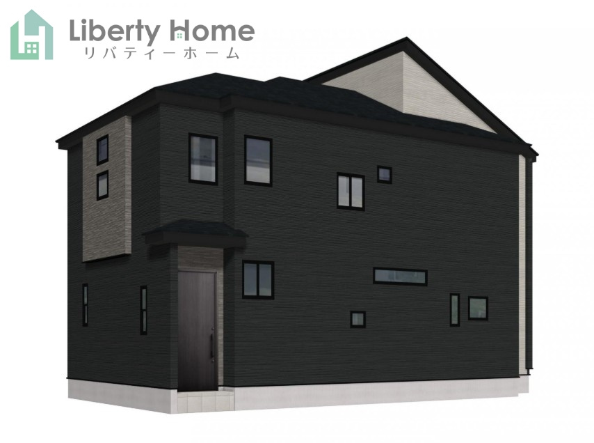 水戸市西原1丁目3期　新築戸建の完成予想図