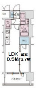 【間取り】 | スプランディッドライズ新大阪ノース