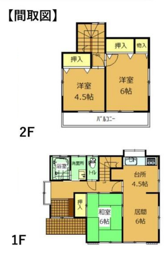 前橋市粕川町深津の間取り