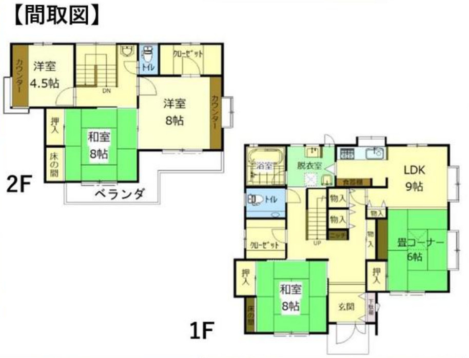 桐生市菱町2丁目の間取り|間取図