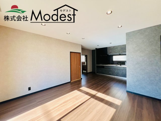 高崎市井野町の居間・リビング|ご家族も自然と集まるリビング♪