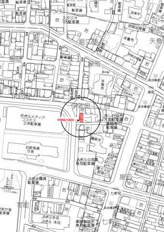土地　伊吹町1丁目の地図