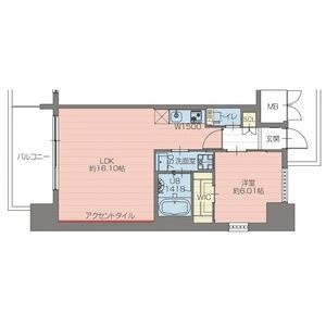 プレジオ梅田の間取り