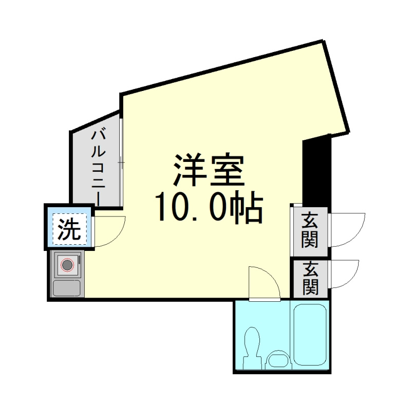 クリフサイド西岡本の間取り