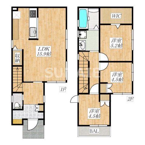 Ｐｉｅｎｉ　Ｍｅｔｓａ　さいたま新都心の間取り|間取図です！