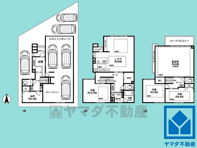 西宮市広田町の間取り