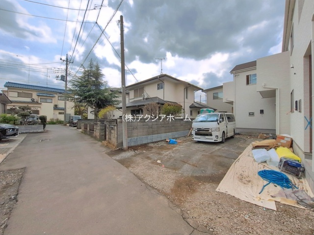 所沢市上新井1丁目・全2棟　新築一戸建　A号棟の前面道路含む現地写真|現地写真（2026年4月6日撮影）