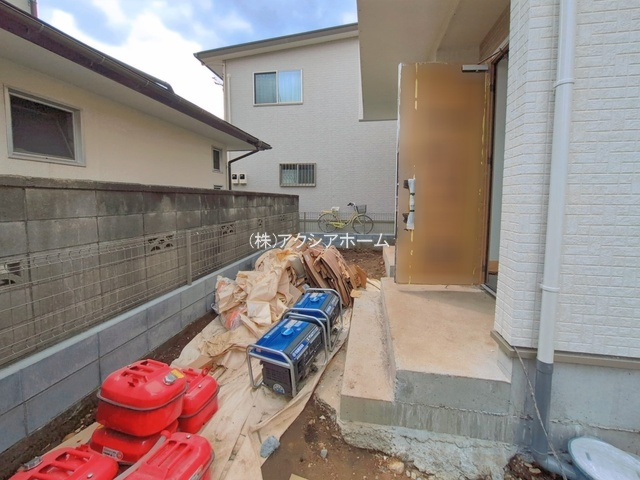所沢市上新井1丁目・全2棟　新築一戸建　A号棟の玄関|現地写真（2026年4月6日撮影）
